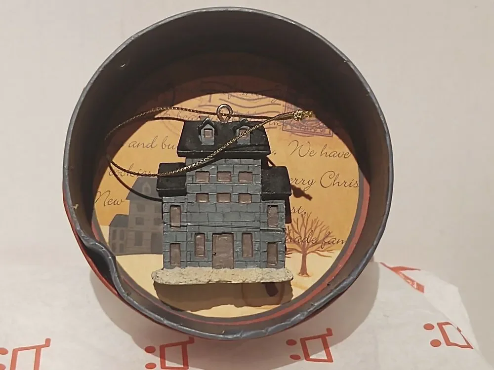 Crazy Mountain Ornament - Grey House